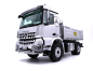 Preview: Messemodell 4x4 Metall LKW Kipper mit Mercedes-Benz Arocs elektrisch 1:14